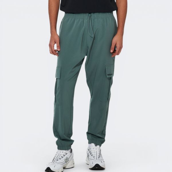 Body Action Poly Stretch Cargo Men's Pants
