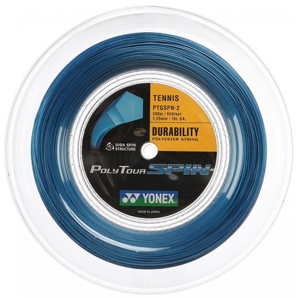 Yonex Poly Tour Spin String (200m, 1.25mm)