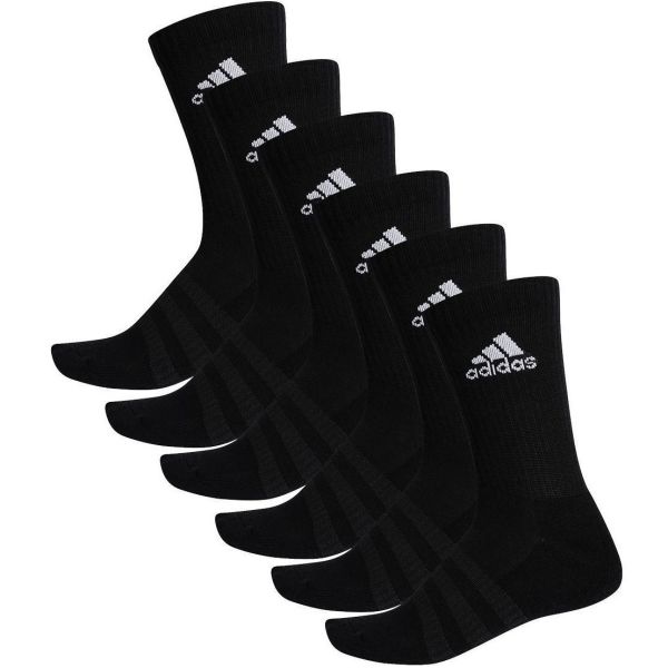 adidas Cushioning Crew Sport Socks x 6