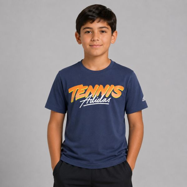 adidas Graphic Boy's Tennis T-shirt