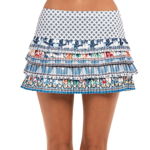 Lucky In Love Playing In Paradise Women's Tennis Skirt CB510-K78471