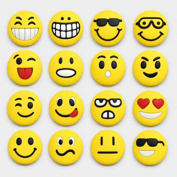 Funny Face Tennis Dampener x 1