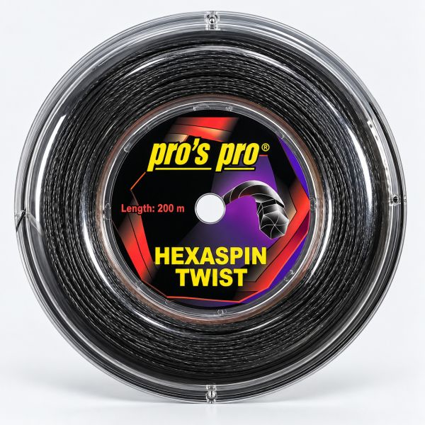 Pros Pro Hexaspin Twist Tennis String (1.20mm - 200m)