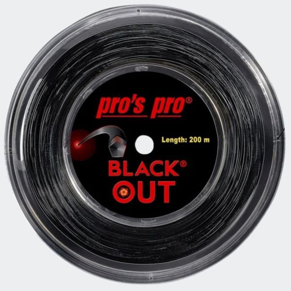 Pros Pro Blackout Tennis String (1.28mm, 200m)