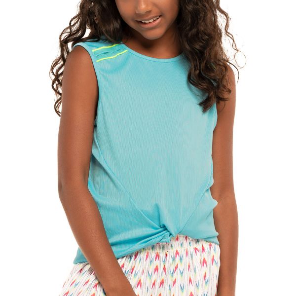Lucky In Love Twist Front Girls' Tank