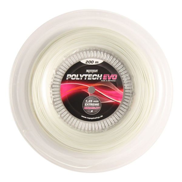 Topspin Poly Tech Evo Tennis String (12m)-1.25mm-pleximo